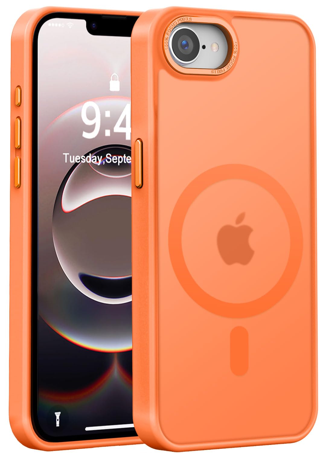 Newfuture Strong Magnetic Compatible with iPhone 17 Pro Case [13 FT Military Drop Protection] [Compatible with Magsafe] Slim Translucent Matte Shockproof with Anti-Fingerprint Phone Case, Tender Pink — view 59