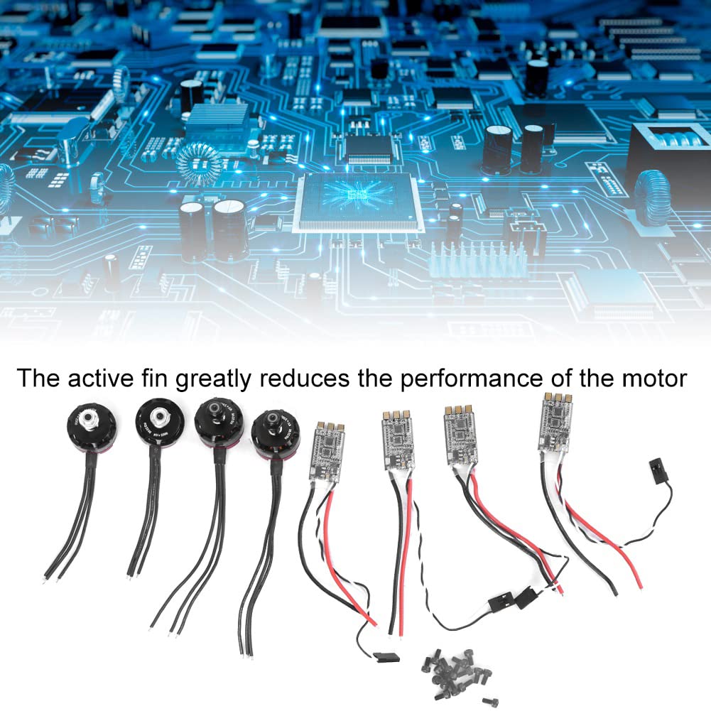 RiToEasysports ESC Motore Drone RC, RS2205 2300KV 2205 ESC Motore Brushless RC Set 2 Pezzi CW 2 Pezzi CCW Brushless e LITTLEBEE 30A per FPV Racing Drone (Motore brushless + Set ESC