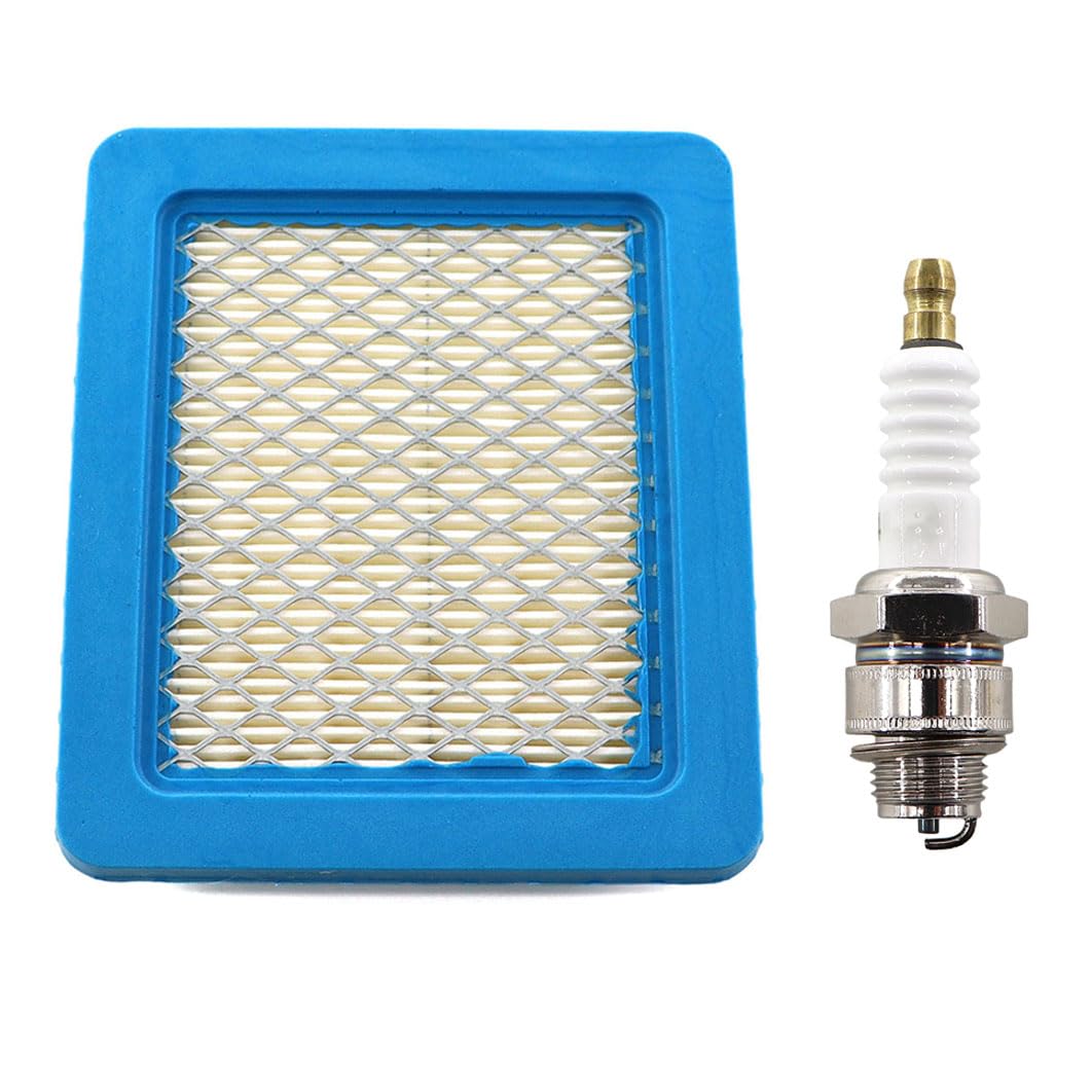 MCHNIC Air Filter Spark Plug for Mountfield SP533 SP53 SP536 SP504 S461 HP474 SP474 S481PD RM45 RM55 RM65 Engine Replace 118550257/0 and 102 549 Lawn Mower