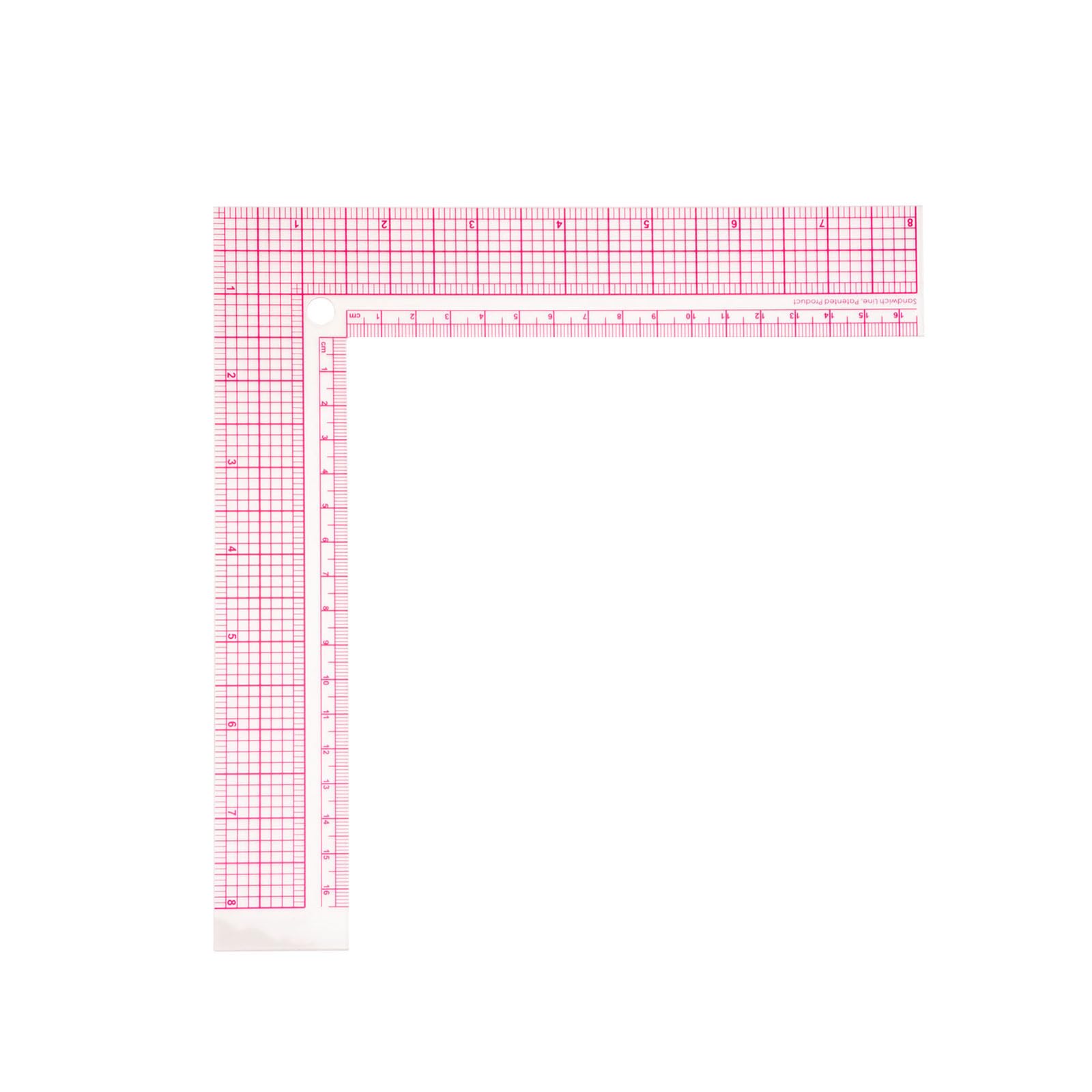 Nvoqilin C Professional Patchwork Rule Raft Rule Angles Measurement Multifunctional Orner For Accurate Measurements Patchwork