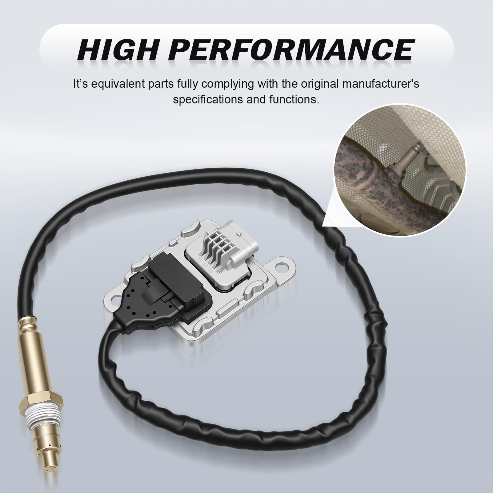 Sensore di ossigeno ad azoto, compatibile con Berlingo II, C3, DS3, C4, DS4, DS5 e Partner II, 2008, 3008, 5008, 208, 301, 308, motore 1,6 BlueHDI Nox, sonda lambda OEM 9821120980 9678570 780