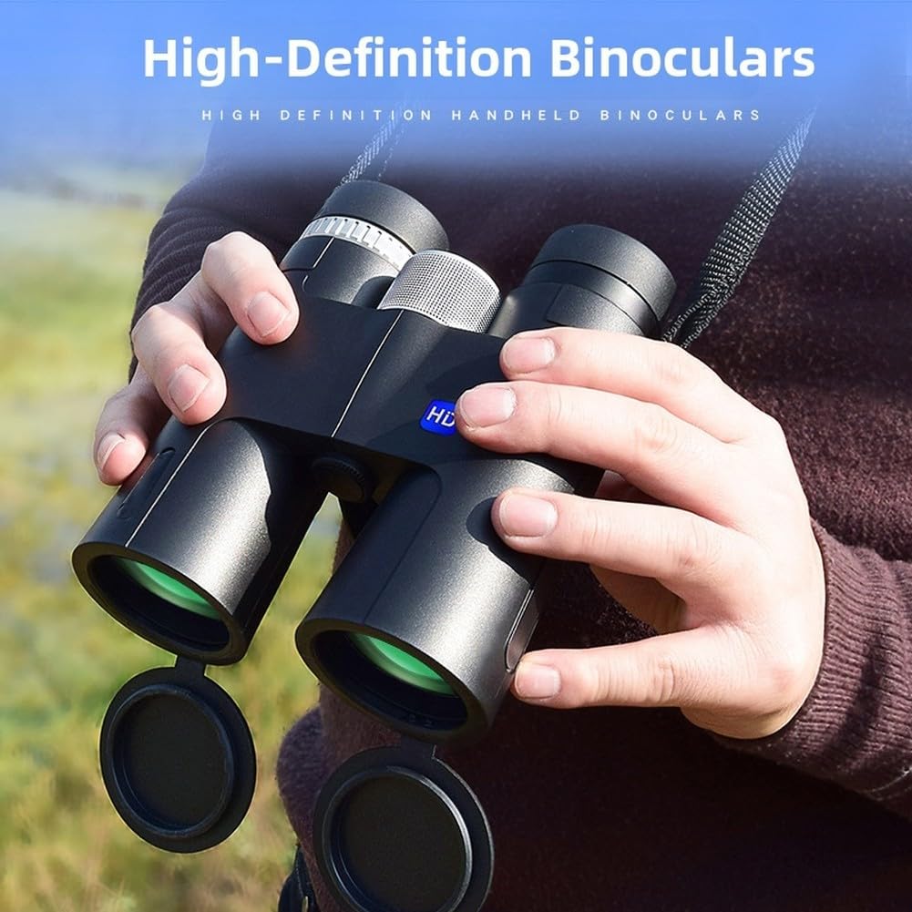 Binocolo Grandangolare Compatto per Birdwatching e Safari(Black)