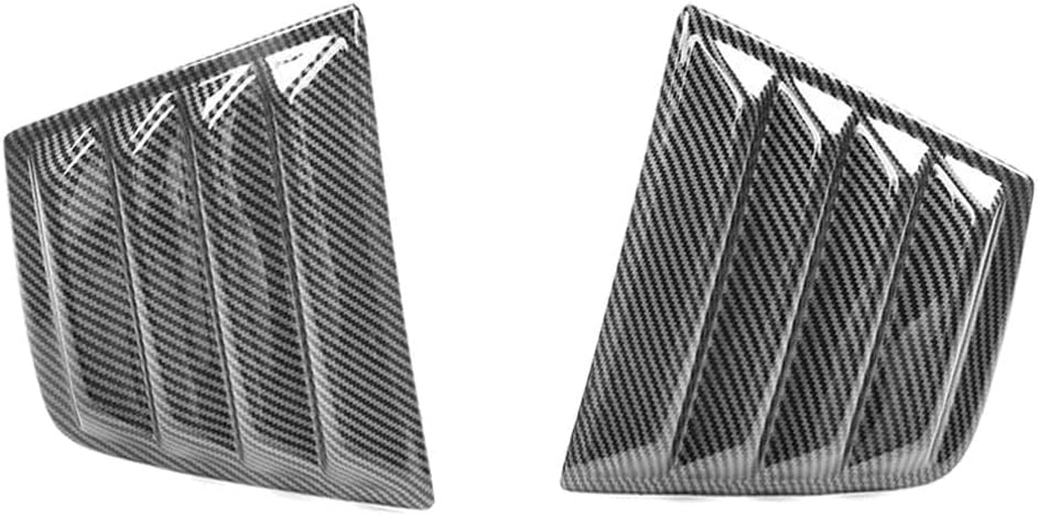for Dodge for Charger 2011-2023 Side Louver Rear Window Scoop Cover Carbon Fiber Print