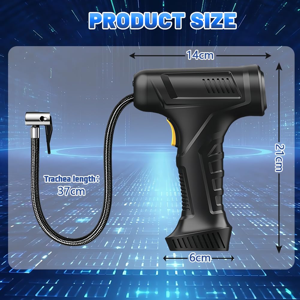 150PSI Cordless Air Compressor Tire Inflator For Car Motorcycle - View #8