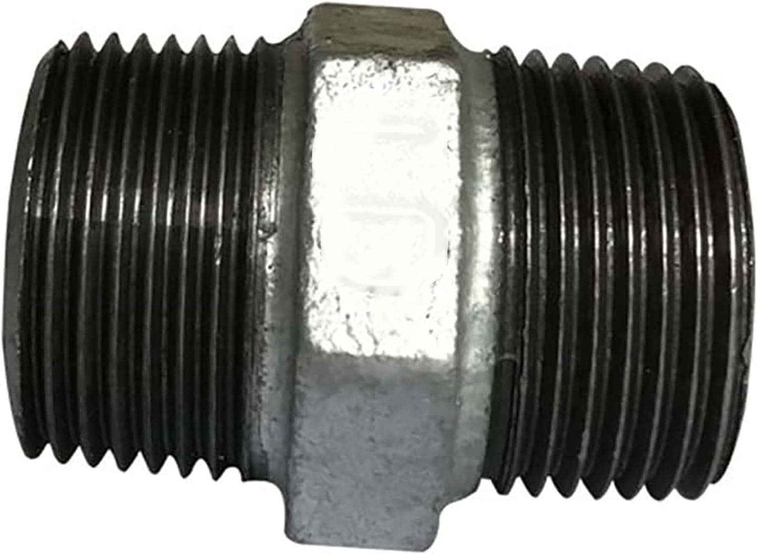 Nipple Hexagon Malleable Cast Iron Black Tube Fittings 1/4