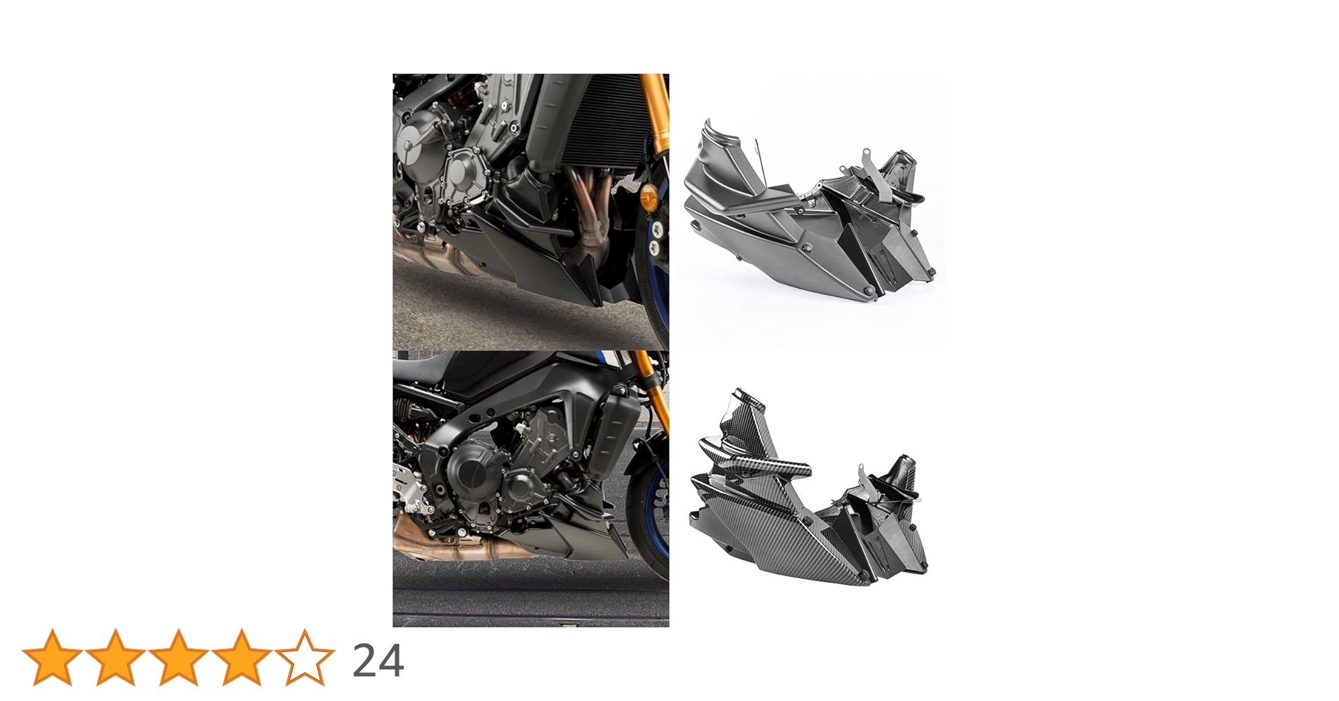 Amazon | オートバイ MT09 FZ09 腹パンロアパネルスポイラーフェア