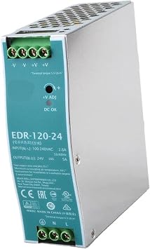 EDR-120-24 24V 5A 120W AC-DC