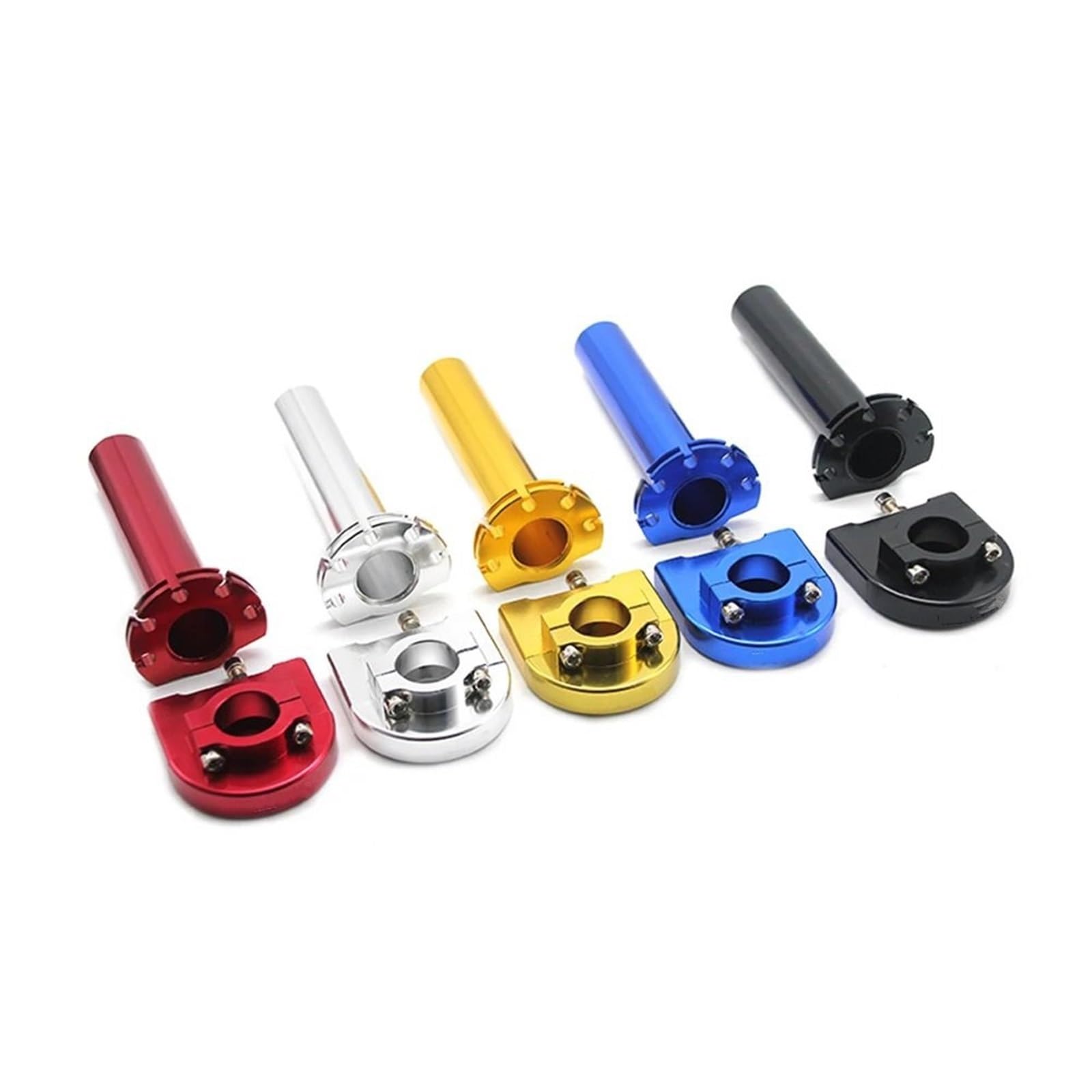 22 mm CNC aluminiowe manetki gazu do motocykla Quick Twister + 2 szt. linki gazu do skutera wyścigowego