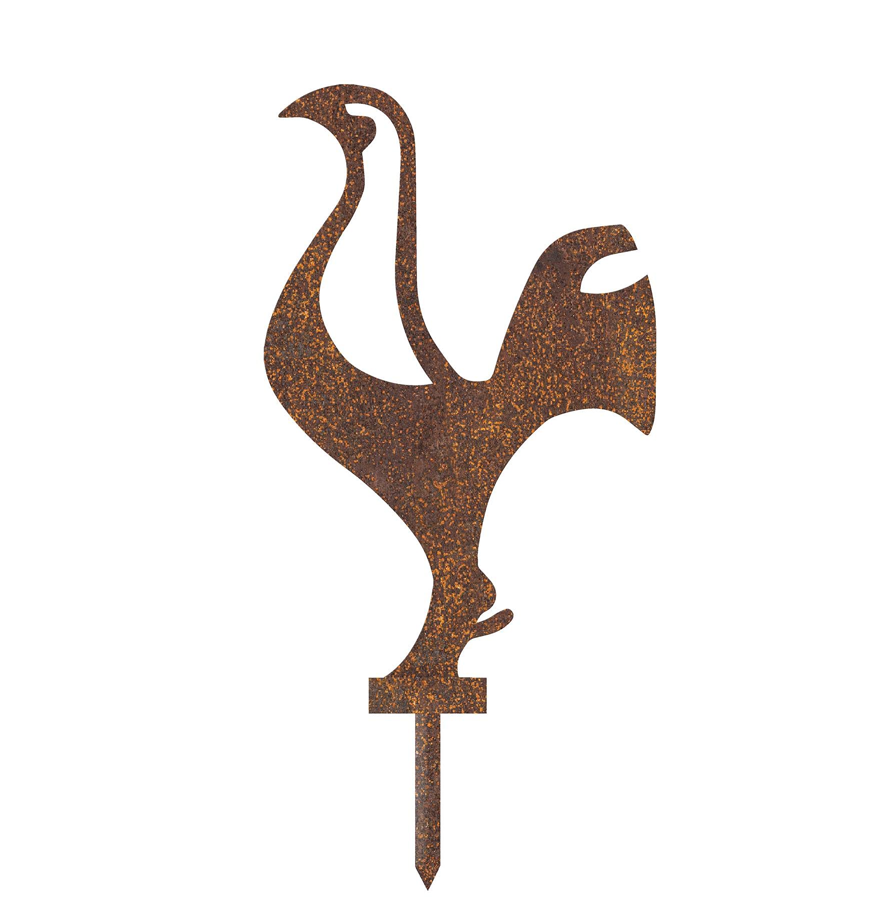 Black Country Metal Works New Rustic Steel Contemporary Cockerel Silhouette