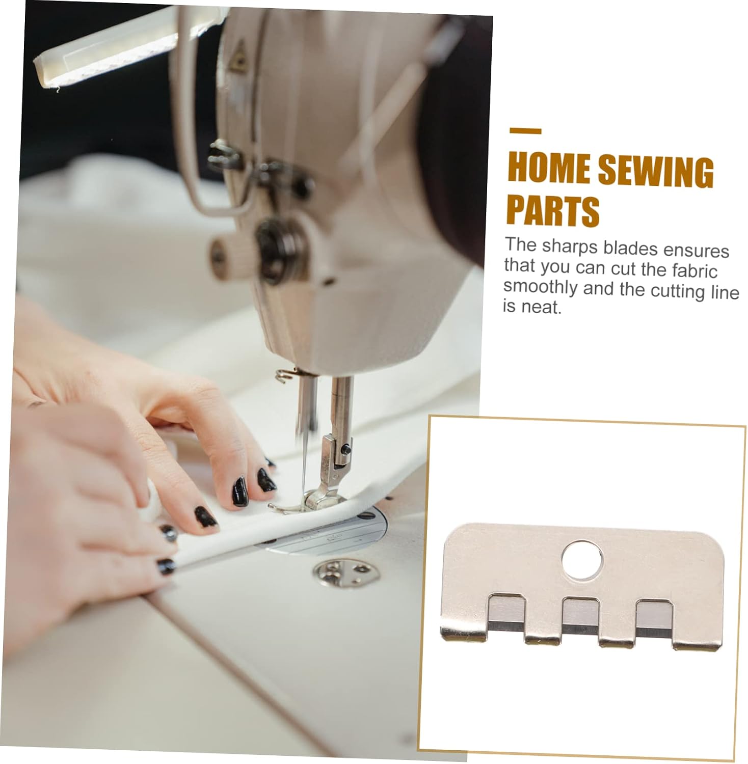 OHPHCALL 4pcs Sewing Machine Overlock Knife Replacement Blades for Models Sturdy