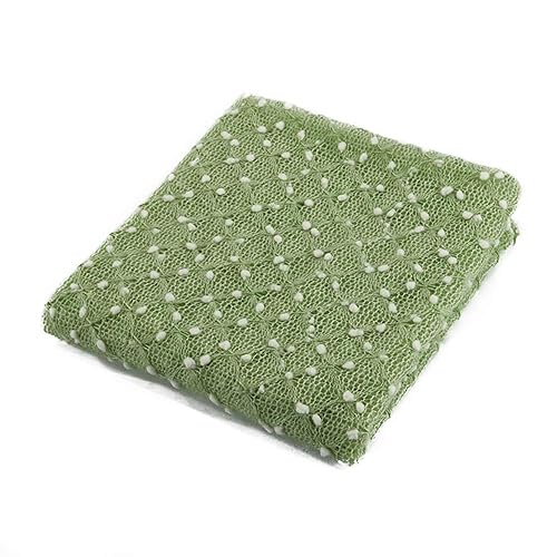 D&J DON&JUDY Accesorios de fotografía para recién nacidos, manta de fotos de bebé, relleno de capa de cesta, patrón de puntos, acrílico