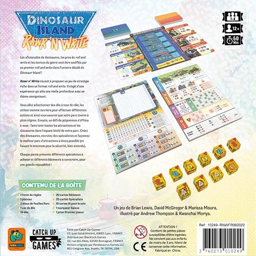 Blackrock Games Dinosaur Island : Rawr'n Write - vue 4