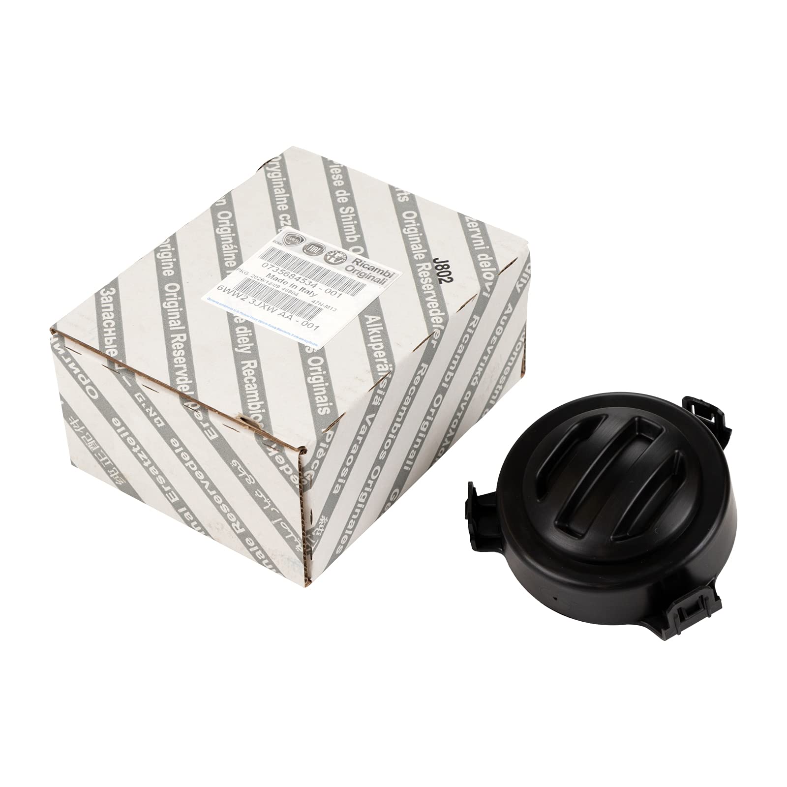 Abdeckkappe Schwarz unten rechts an der vordere Stoßstangecke  