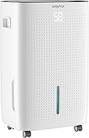 Vista 10 de Waykar - Deshumidificador para espacios de 2000 pies cuadrados, para el hogar y sótanos, con drenaje automático y manual, con un tanque de agua