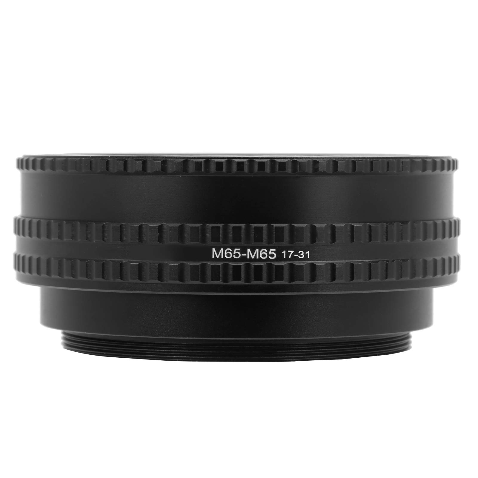 Sxhlseller Fokussierbarer Helikoid-Adapter, 17-31MM Einstellbarer Fokussierrohr-Adapterring für Makrofotografie, Vergrößerungs-Makroobjektiv-Fokussierrohr für M65 Helikoid-Montage