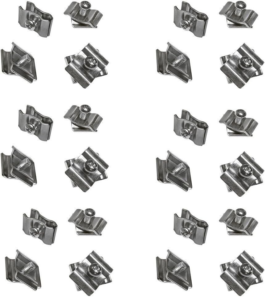 100 Pc Chrome Gridwall Joining Connectors Grid Panel Joiner Clips Joining Clamps