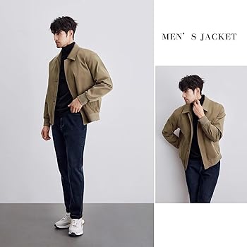 Amazon | [Yucahype] ジャケット メンズ ブルゾン 秋 春 撥水 裏地付き