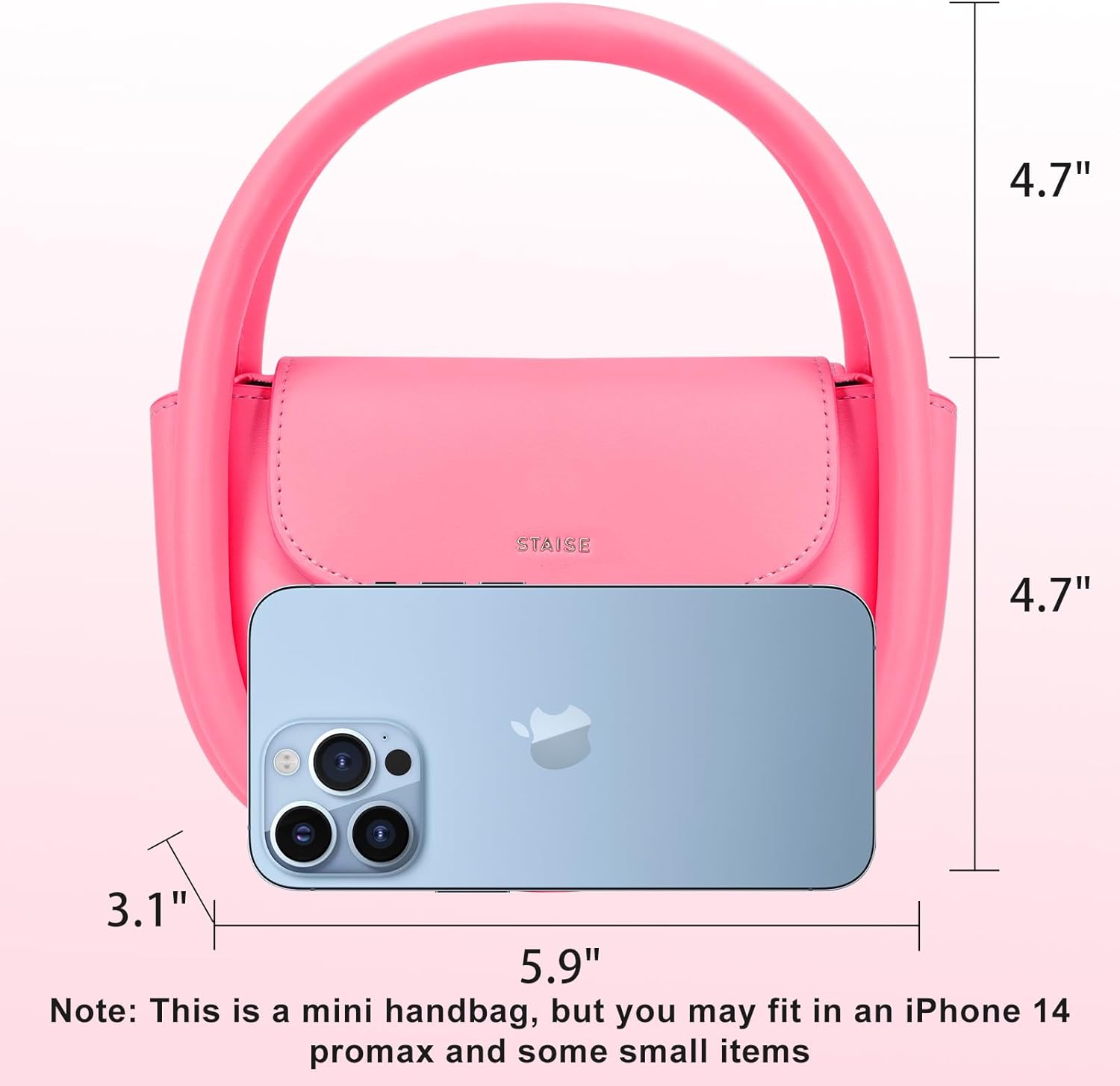 Designer Top Handle Shoulder Bags for Women, Trendy Mini Crossbody Purses, Women’s Leather Handbags with Straps - Image 6