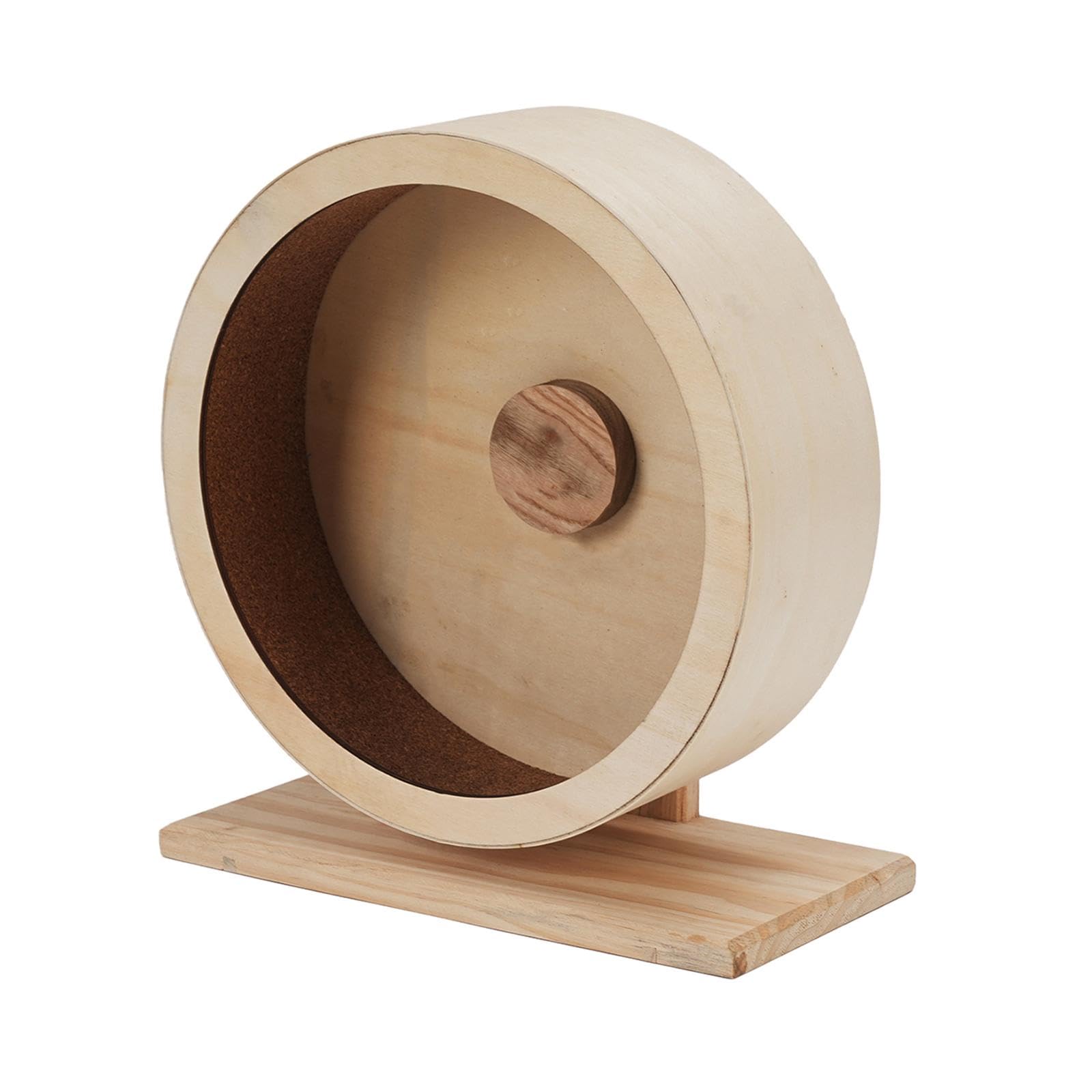 Roue d'exercice pour Hamster, Jouet en Bois, Stable et Silencieuse, Idéale pour Les Petits Animaux comme Les Gerbilles, Les écureuils et Les Rats.