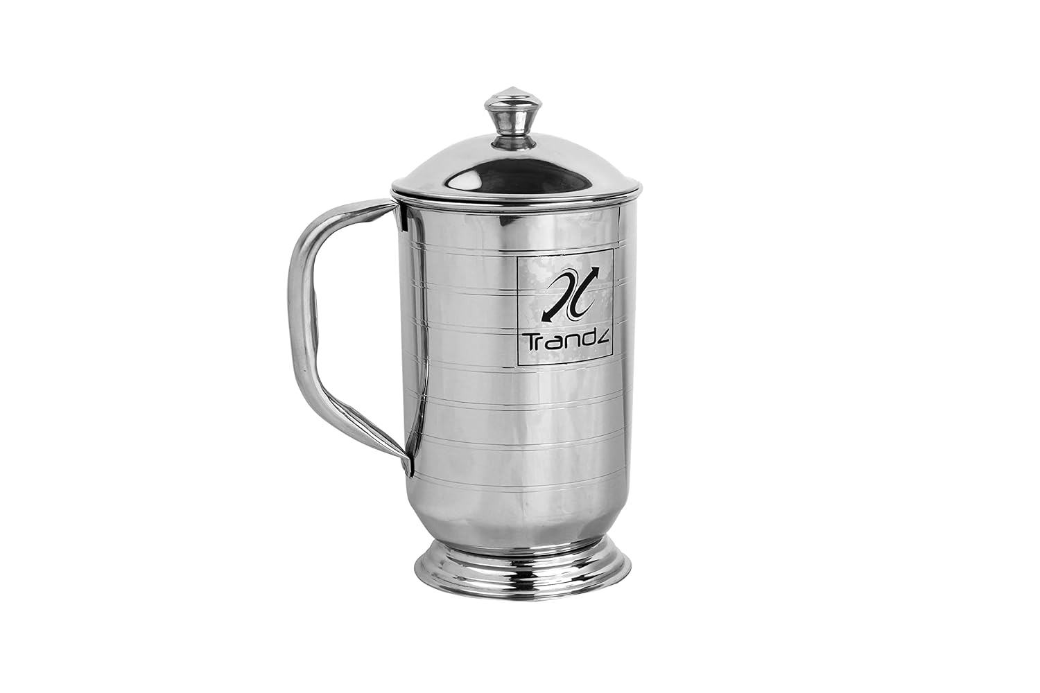 Xtrandz Stainless Steel Water Jug with Lid for Water Storage/Drinking Water jug for Dining Table