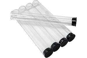 Prestige Import Group Empty Storage Tubes, Perfect for Storing Beads