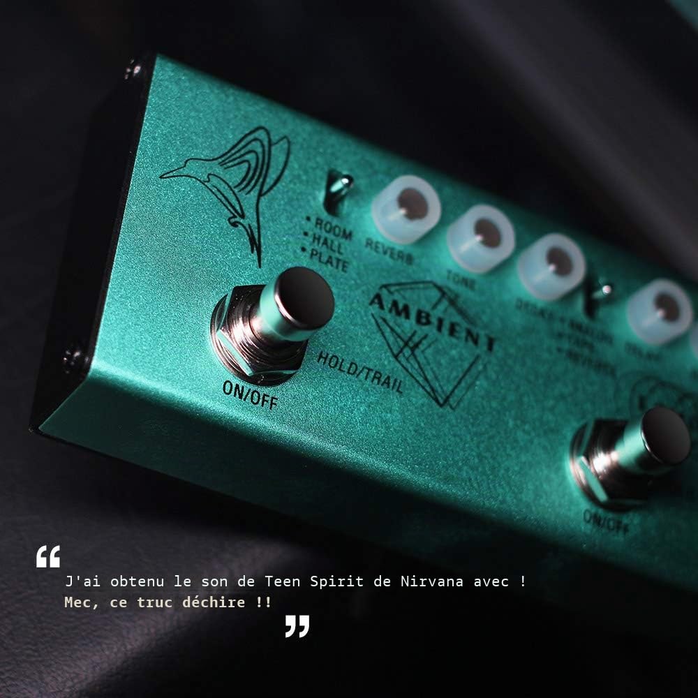 Valeton Pédale de guitare multi effets Dapper Indie Ambient Psychédélique Garage Postrock Rock alternatif