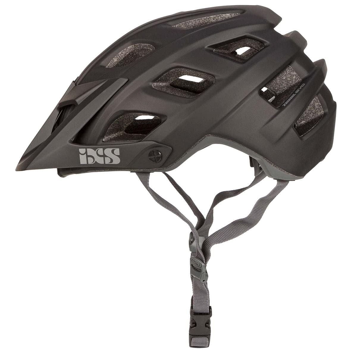 IXS Mixte Evo Casque VTT Trail all Mountain, Noir, SM (54-58cm) EU