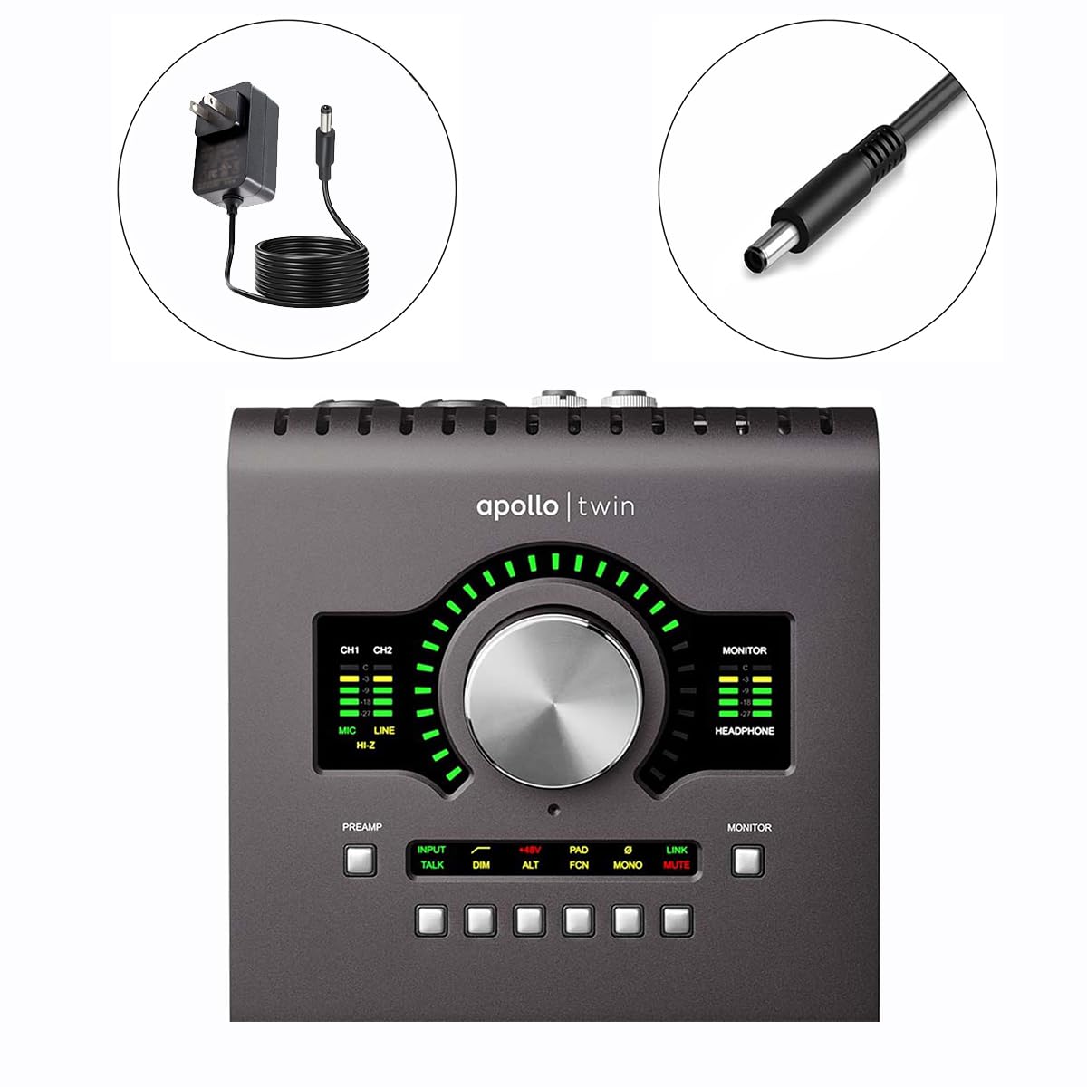 Amazon.com: VOQIGTE 12V Power Supply for Universal Audio Apollo