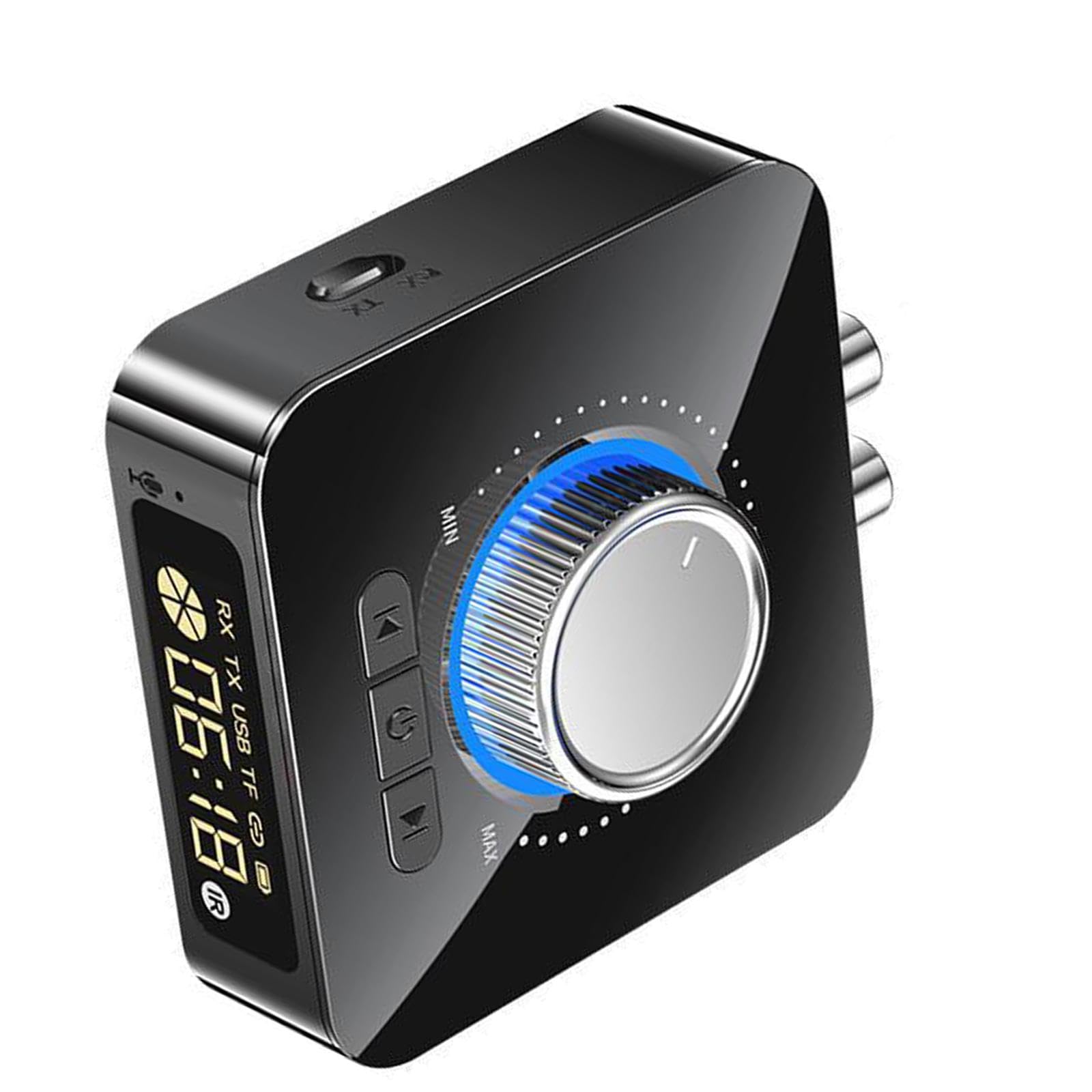 2 in 1 Bluetooth 5.0 Receiver Transmitter Wireless 3.5mm AUX to RCA HiFi Audio Adapter Accessory