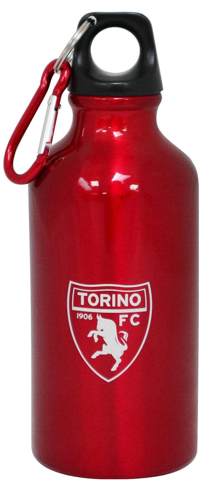 CALCIOGADGETSTORINO OFFICIAL Aluminium Bottle with Carabiner capacity 400 ml. BORTR400ALL1571