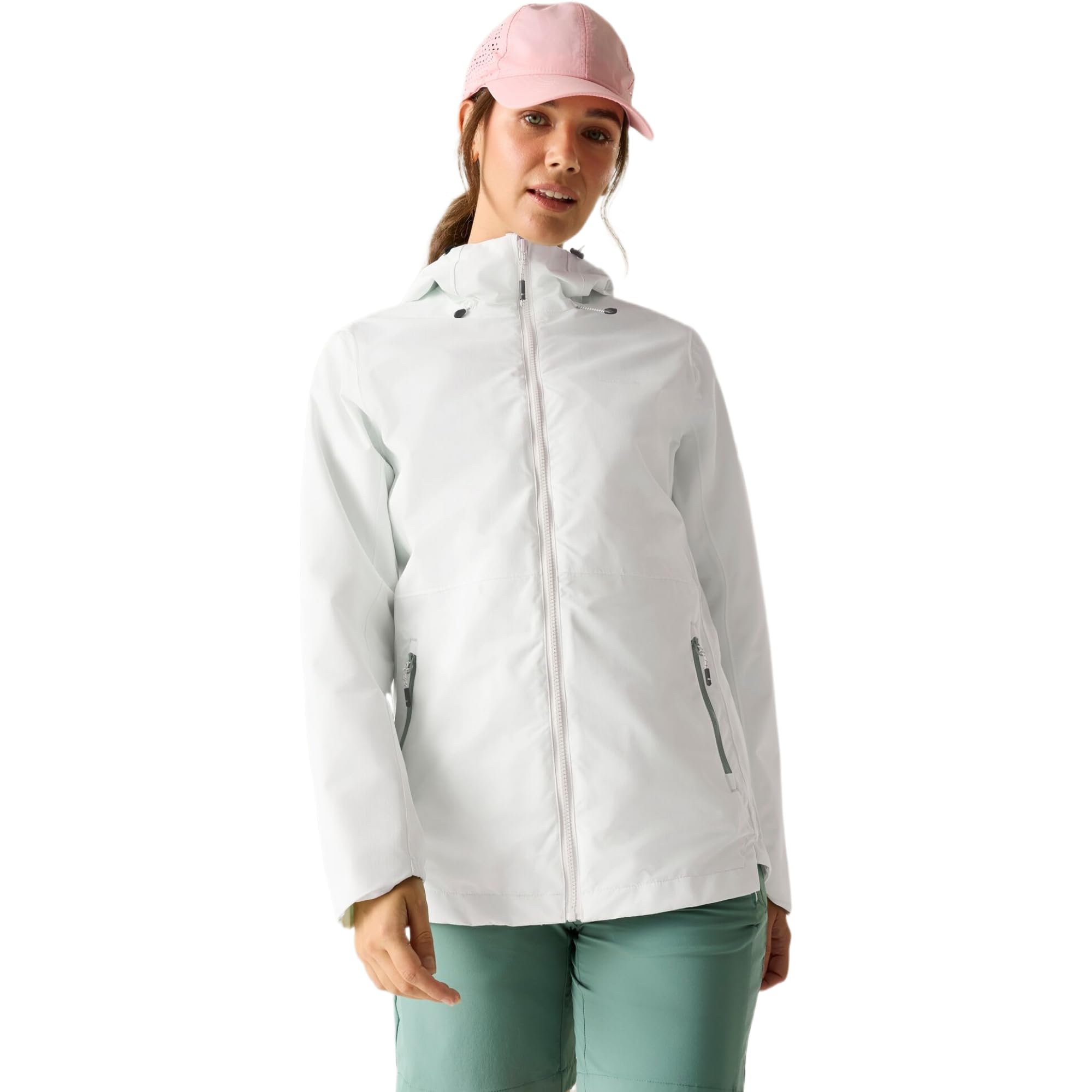 Regatta Womens Hamara IV Waterproof Shell Jacket Breathable Hiking Walking Coat