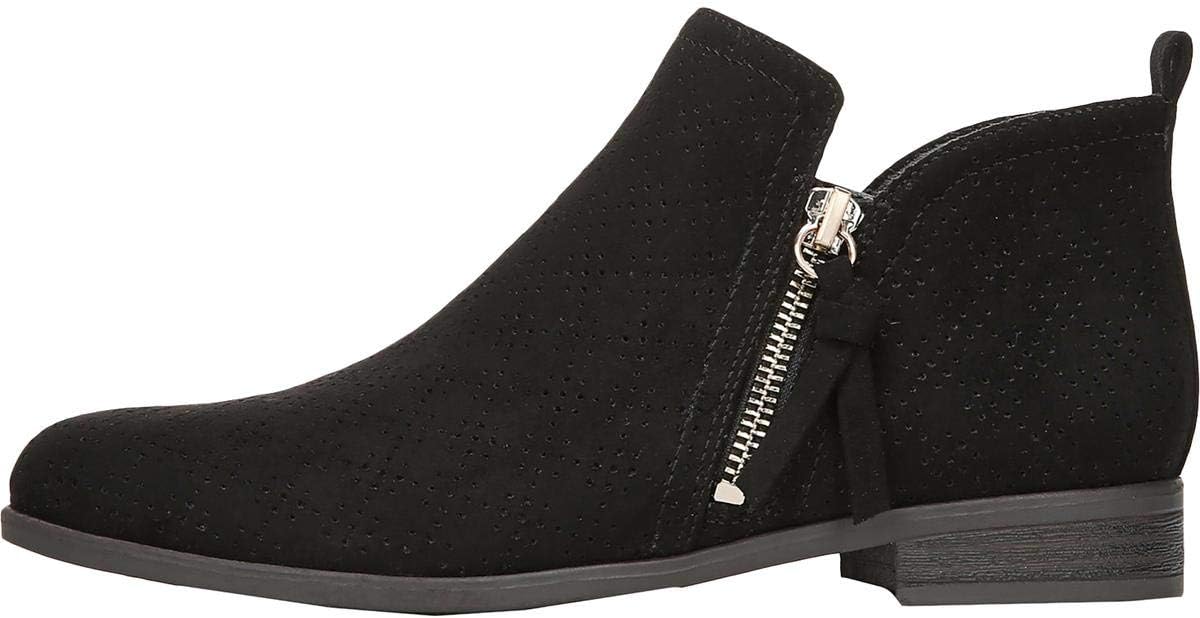 Dr. Scholl's Shoes Women's Rate Zip Ankle Boot Black Microfiber 9 W - Image 2