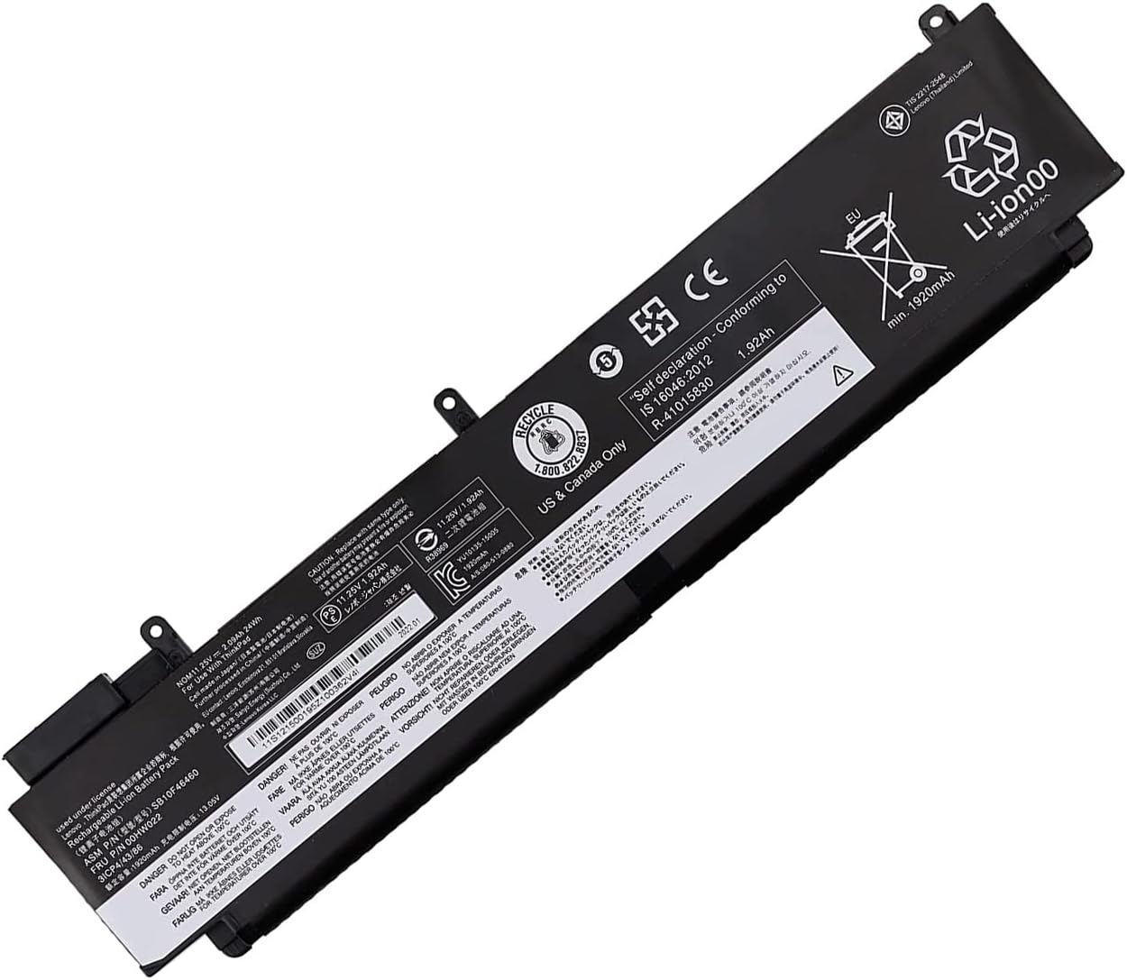 XITAIAN 11.25V/11.4V 24Wh 00HW022 Replacement Laptop Battery for Lenovo Thinkpad T460s T470s Series Notebook 00HW023 00HW036 SB10F46460 SB10F46461 SB10F46474