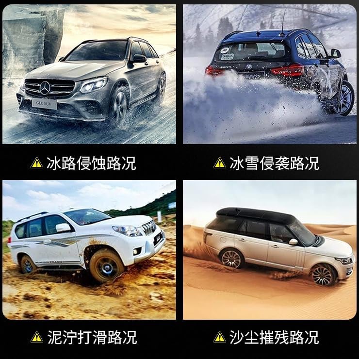 トラックタイヤチェーン、cCar用スノーチェーン、厚みのある車用スノーチェーン、ライトトラック/SUV/ATV用冬用タイヤセキュリテ