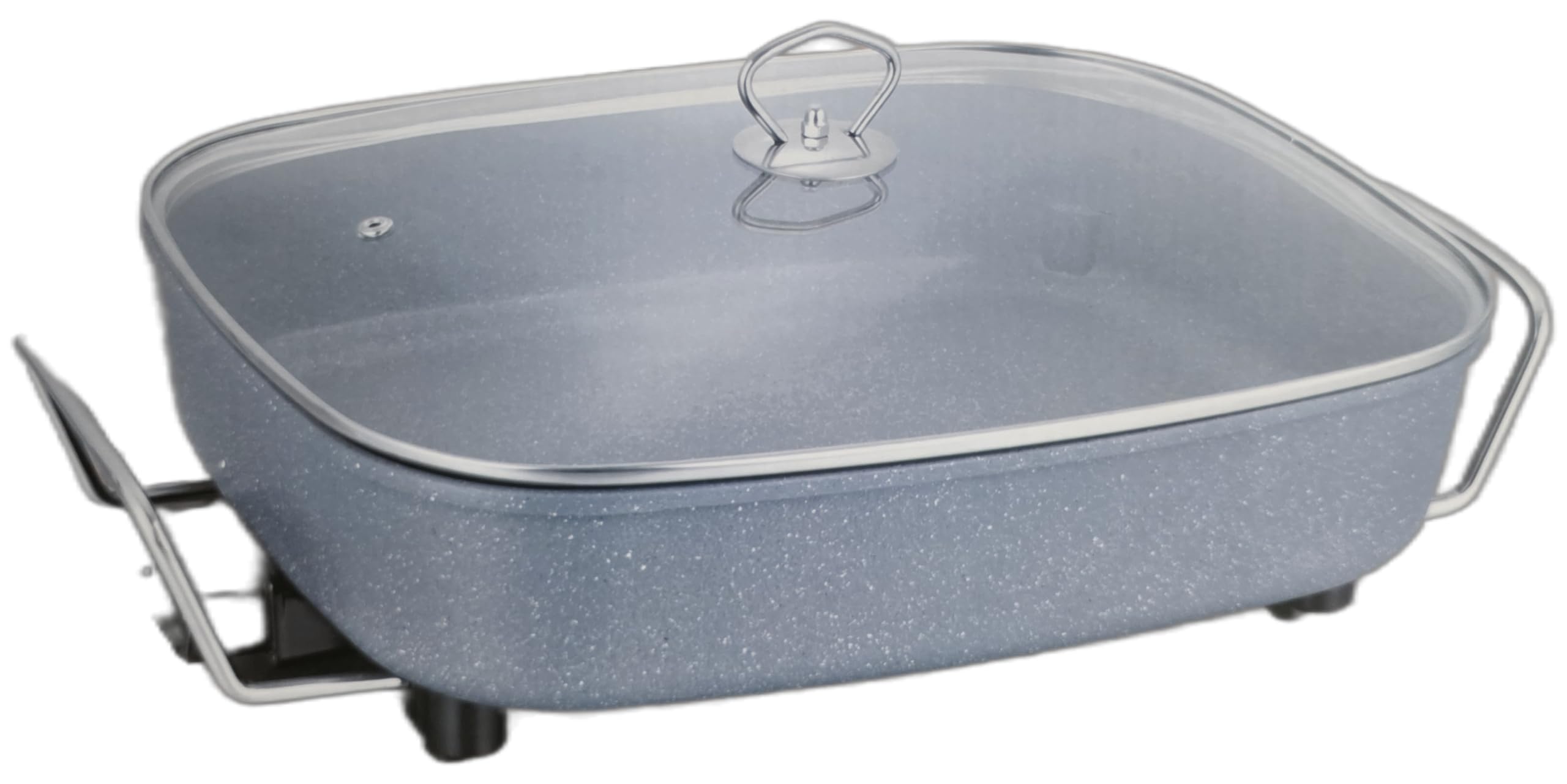 Elektronik Partypfanne Aluminium-Guss 30x40 cm 8 cm tief 1500 Watt 100-240°C Antihaft-Beschichtung