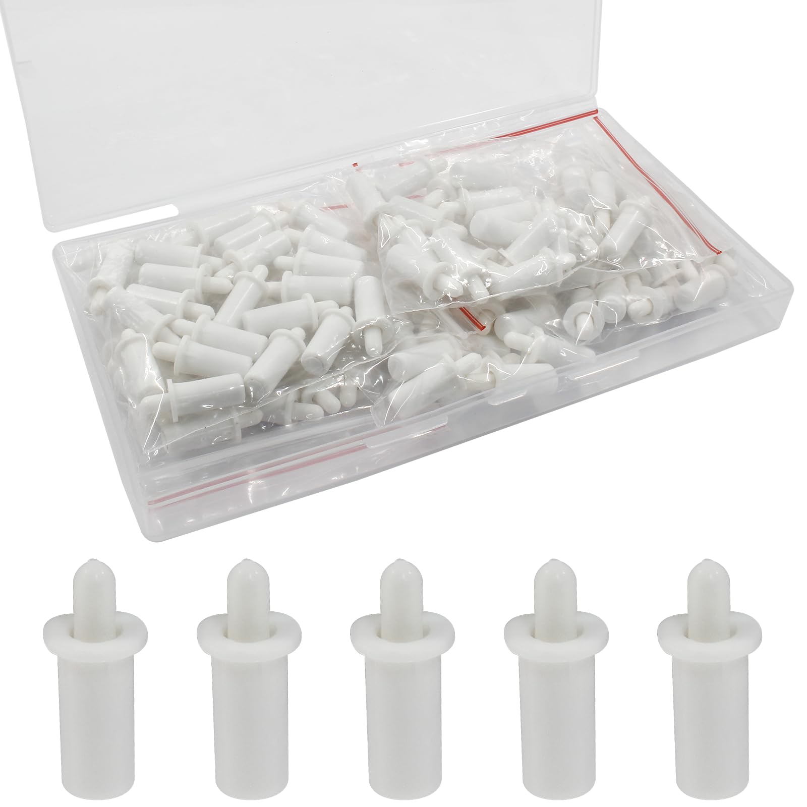 Cionyce 100 Pack Shutter Repair Kit Plantation Shutter Repair Kit Replacement Tool Set Premium Tilt Rod Louvers Staples and Spring Loaded Shutter Pins for Efficient Shutter Repair