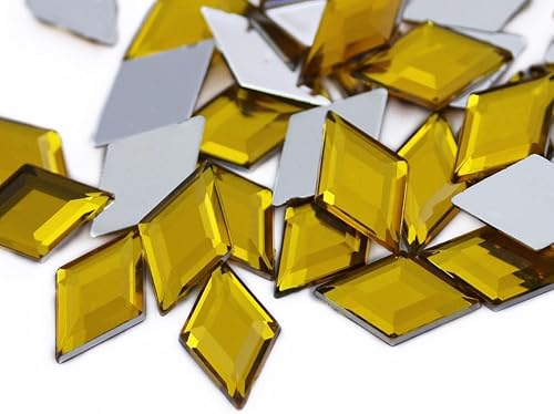 Miniatura 7 de Allstarco Diamantes de imitación acrílicos de diamantes de imitación de 0433 x 0709in con parte trasera plana para hacer joyas joyas de disfraces