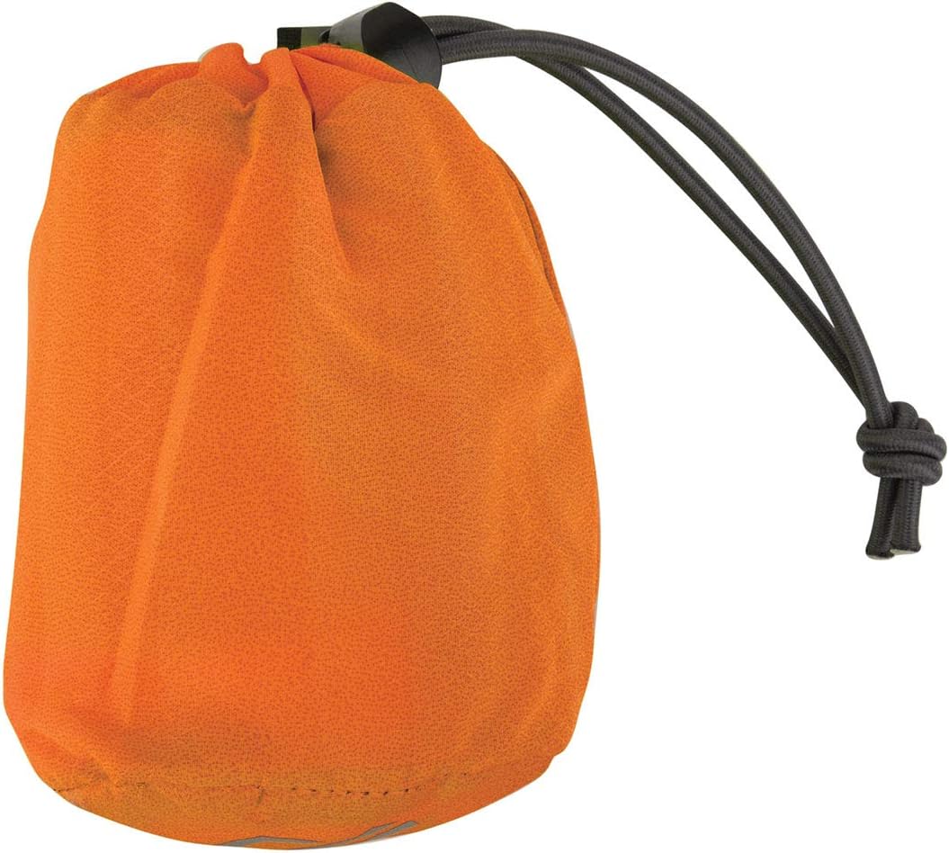 Dare 2b Silicone III Lightweight Strong Durable Water Repellent Reflective Detail Rucksack, Ebony/Shockorange, SGL