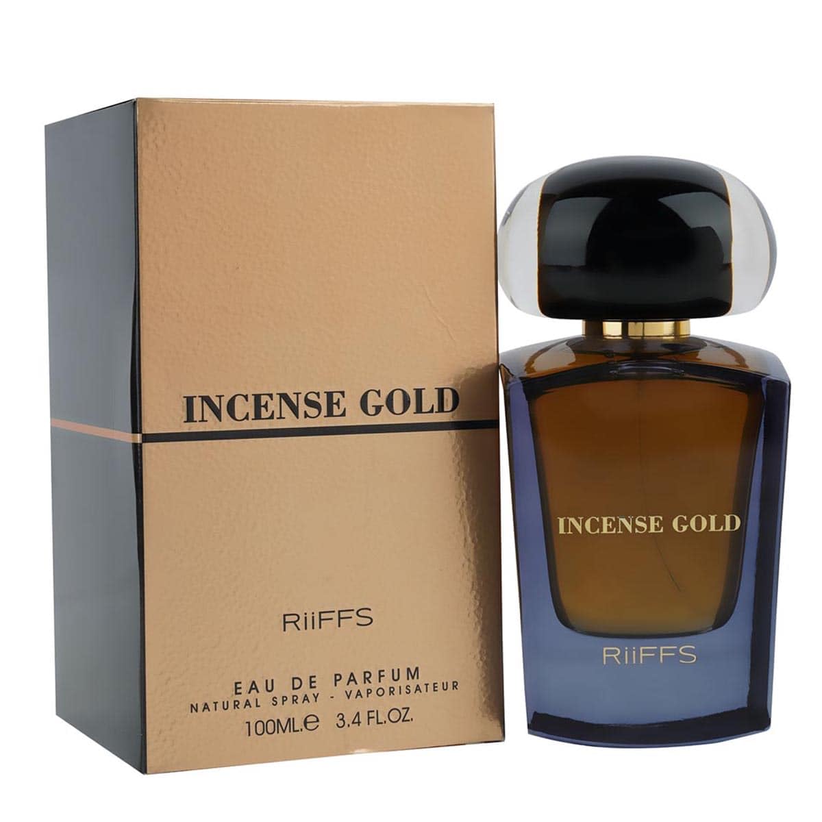 RiiFFS Incense Gold Eau De Parfum 100 ML (3.4. F.L. O.Z.), Unisex Perfume, Made In U.A.E.-image-25