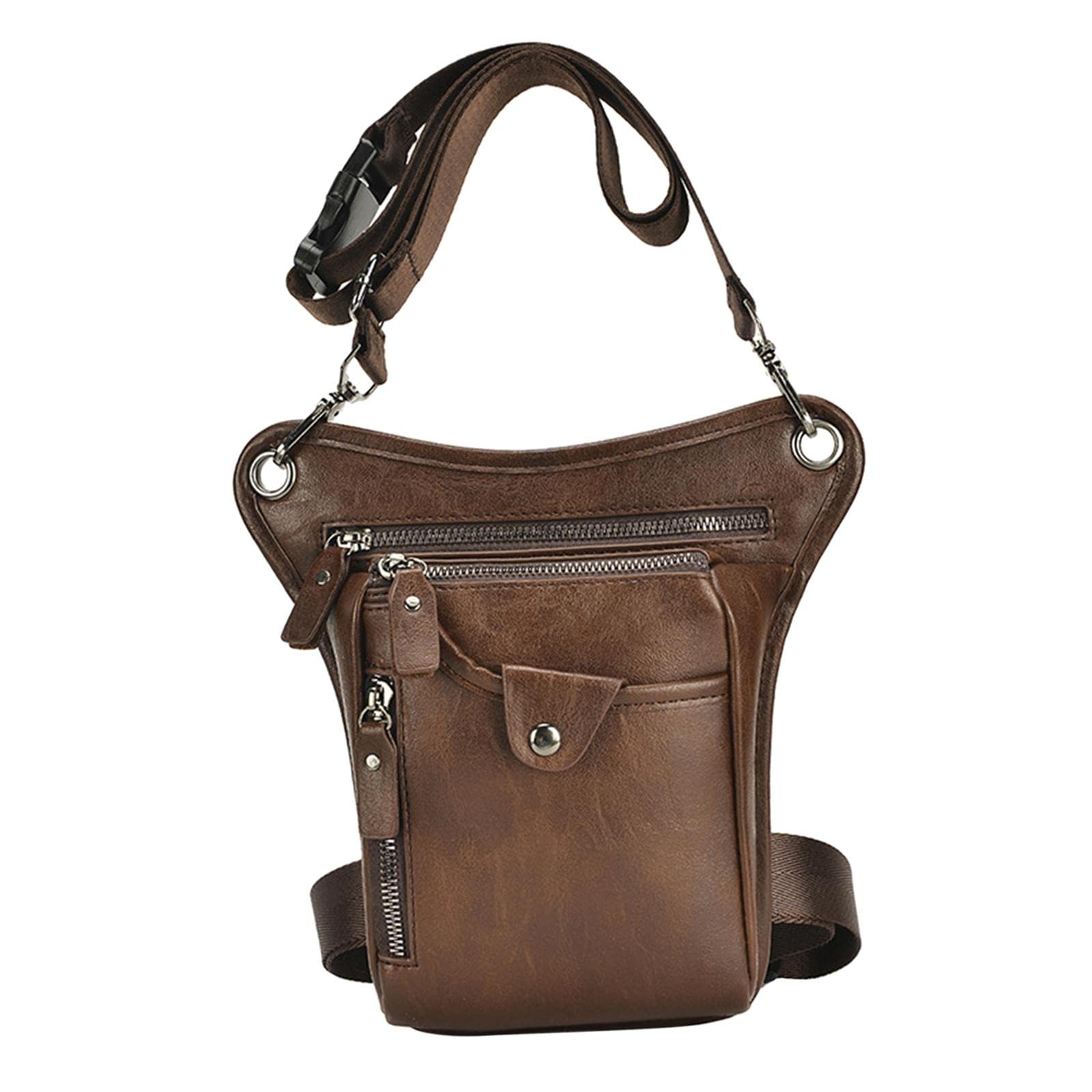 Fashion Men Drop Leg Bag Thigh Waist Pack Hip Bag Pouch for Climbing Sports Brown|Clothing, Shoes & Accessories |Mens Accessories |Backpacks, Bags & Briefcases|1 Piece Waist |Accessories, Organizer, S-image-40