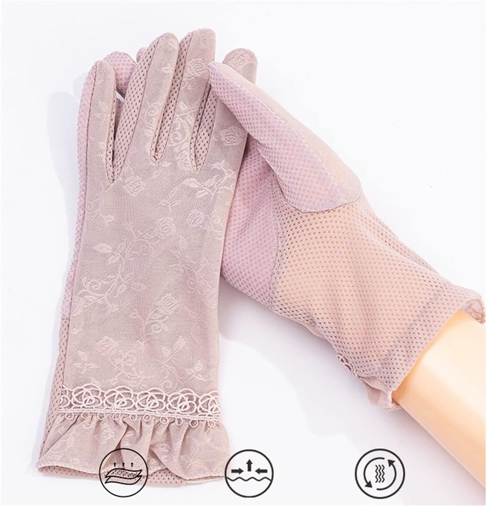 Thin Section Driving Ladies Cycling Breathable Handguards Short Spring and Gloves