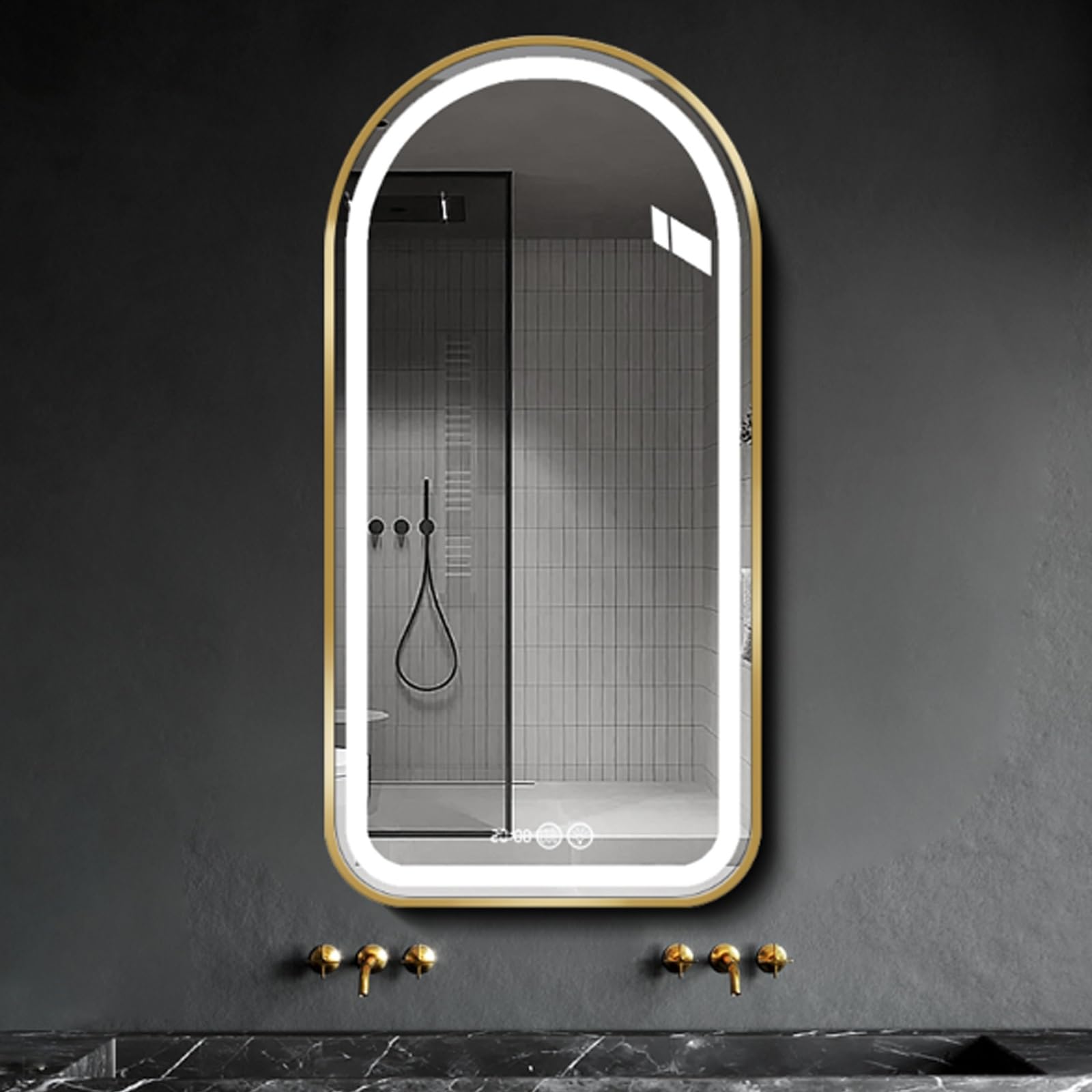 Miroir de salle de bain intelligent arch fini la buée au quotidien