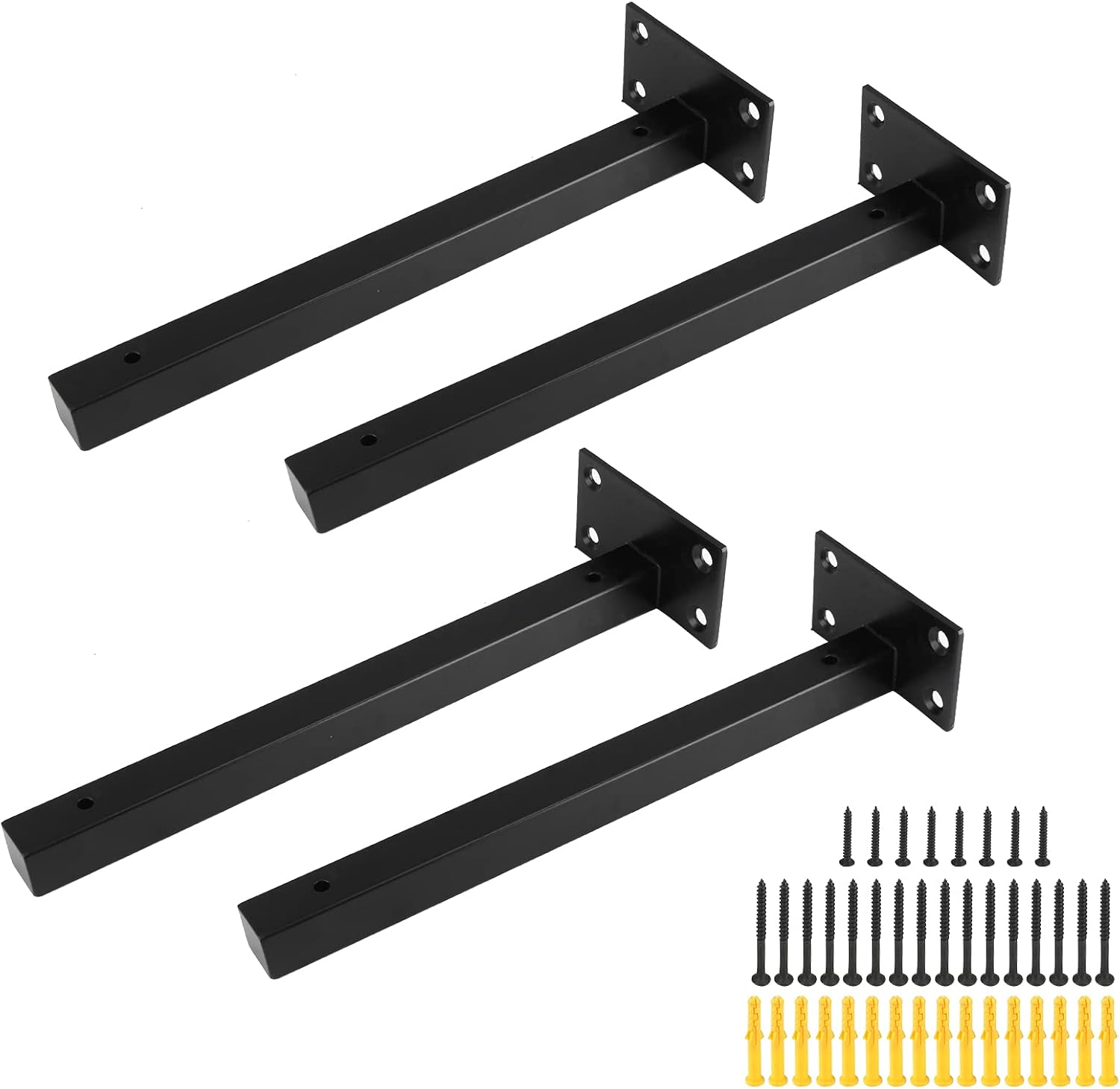 4 Pcs Floating Shelf Bracket 10 Inch Shelf