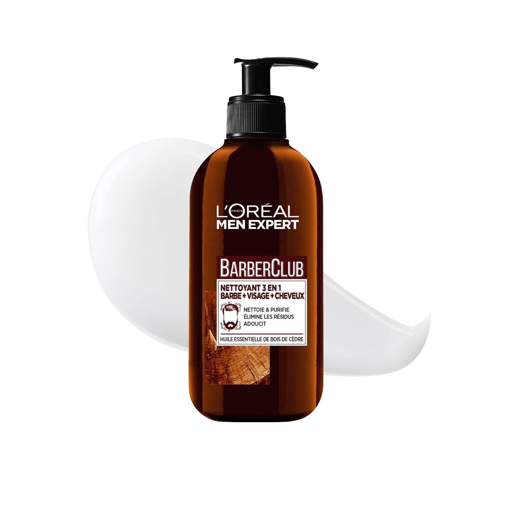 L’Oréal Paris Men Expert Barber Club Żel Czyszczący 3 w 1, 200 ml