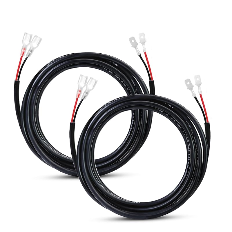 Extensão para Chicote Elétrico Ledvillage 16 AWG com Terminais Macho e Fêmea – 2 unidades de 3,05 m