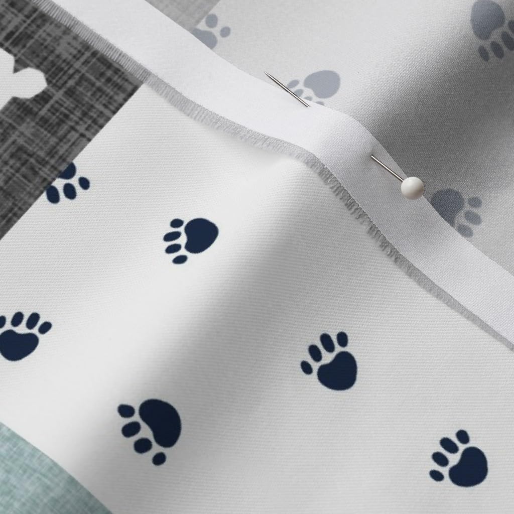 Spoonflower Fabric - English Bulldog Pet Quilt Dog Breed Collection Cheater Bulldogs Dogs Printed on Organic Cotton Sateen Fabric by The Yard - Sewing Quilting Apparel Home Decor