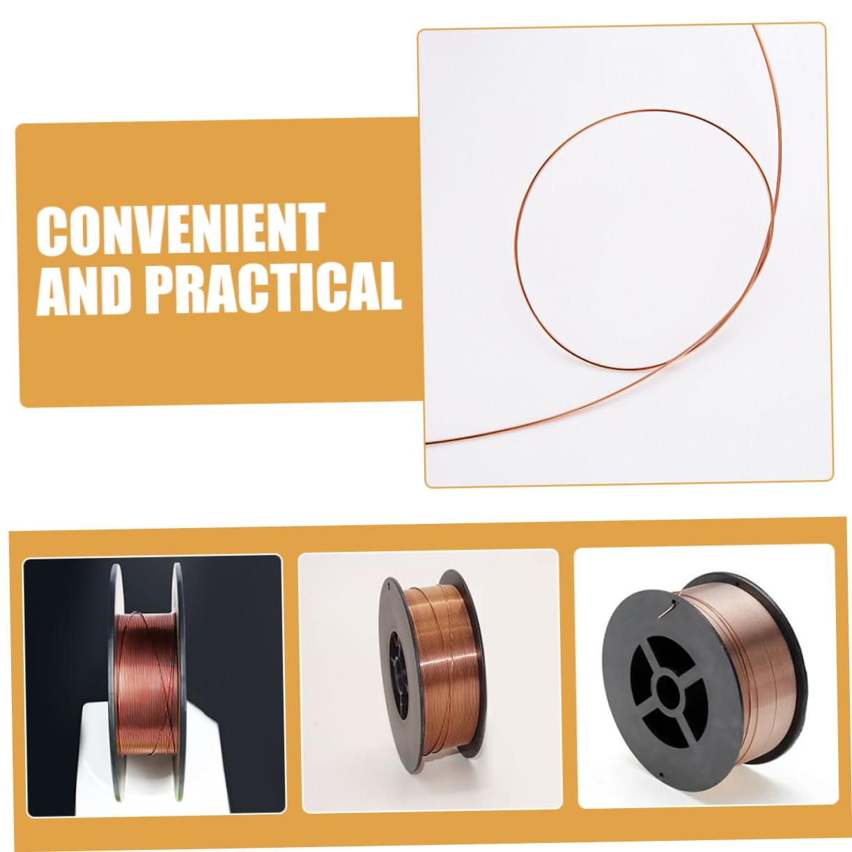 Healifty Solid Welding Wire Non Gas Welding Wire Flux Core Wire for Metalworking DIY and Professional Welding