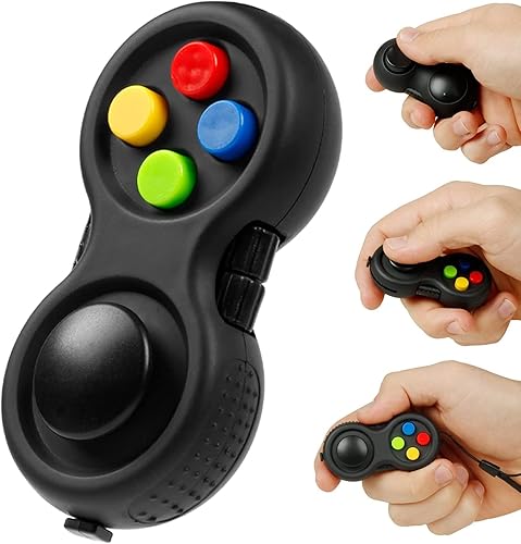 BunMo Almohadilla para la ansiedad 8 juguetes sensoriales divertidos o controlador de ansiedad en uno El juguete clásico para la ansiedad hace