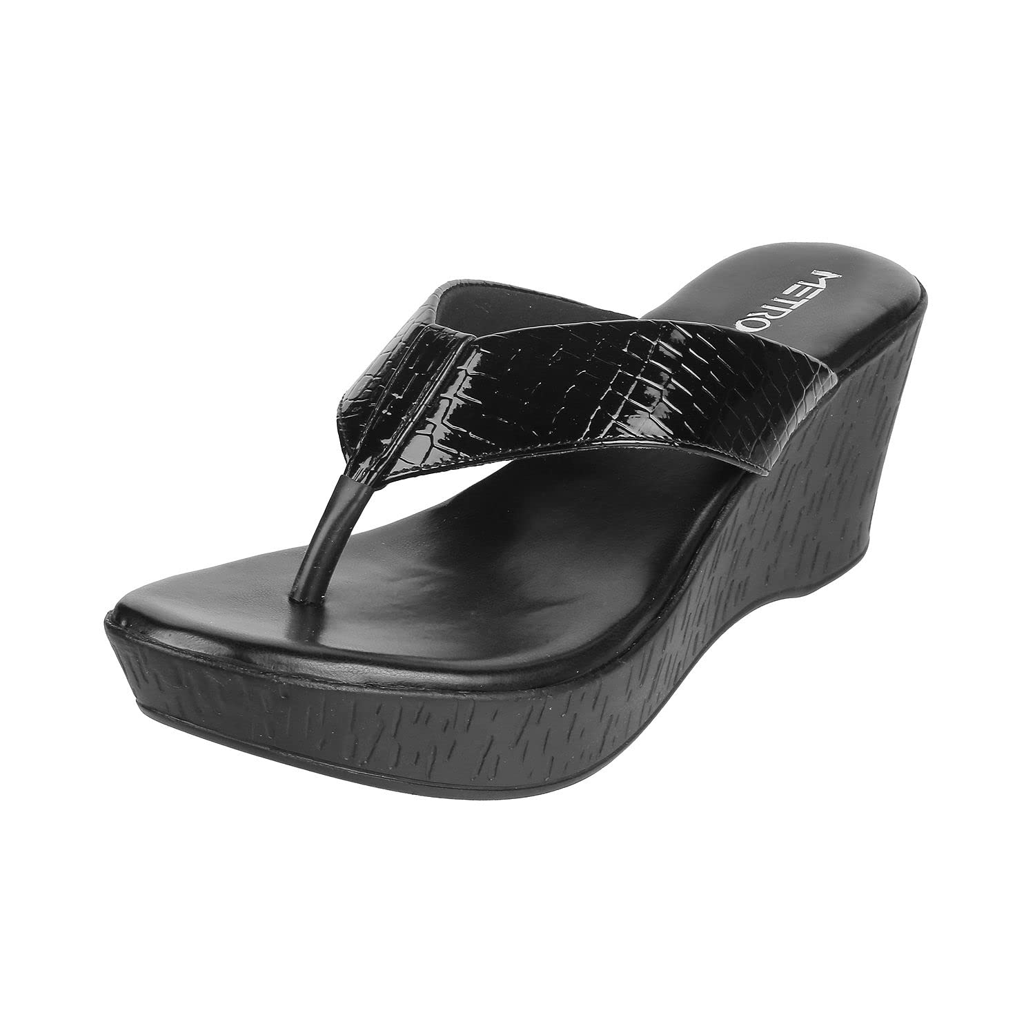 Metro Womens Synthetic Black Slip Ons (Size (6 UK (39 EU)) (B0BBLXS7K4) Amazon Price History, Amazon Price Tracker