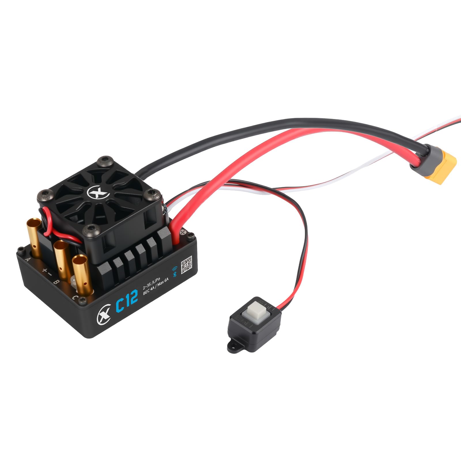 Moteur sans balais C12 XC et ESC 60A avec BEC pour voiture RC 1/12